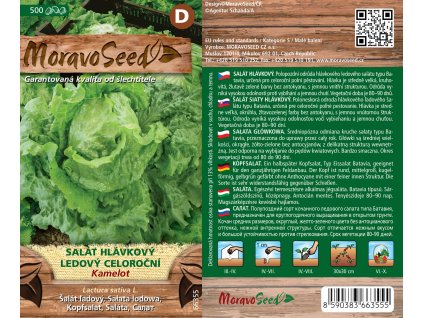 3513mm Salát hlávkový ledový celoroční Kamelot, 66355