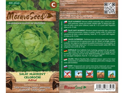 3540mm Salát hlávkový celoroční Adinal, 66327