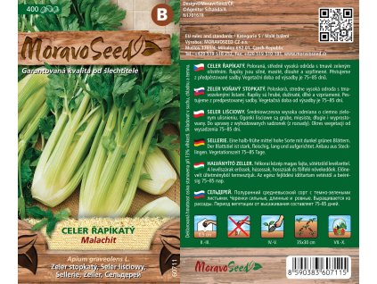 0345mm Celer řapíkatý Malachit, 60711