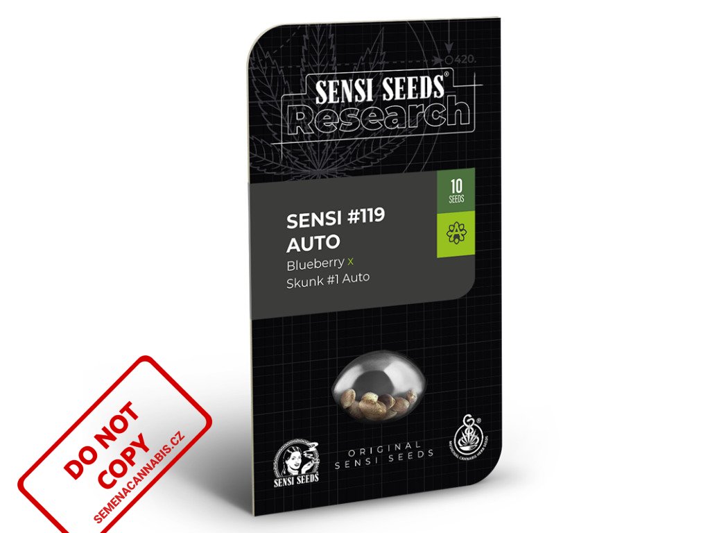 Sensi # 119 Auto - Research | Sensi Seeds ((Ks) Feminized 10 + 1 Zdarma)