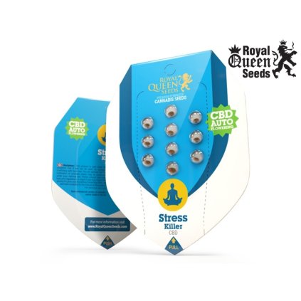 Stress Killer AUTO CBD Auto – samonakvétací semena | Royal Queen Seeds