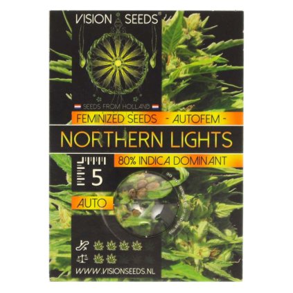 Northern Lights  AUTO Auto – samonakvétací semena | Vision Seeds
