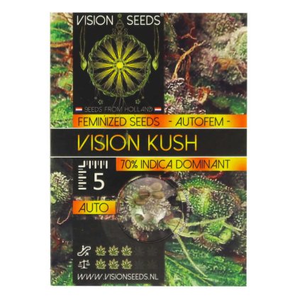 Vision Kush AUTO Auto – samonakvétací semena | Vision Seeds
