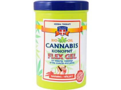 Konopný masážní gel FLEX hřejivý, 380ml | Cannabis