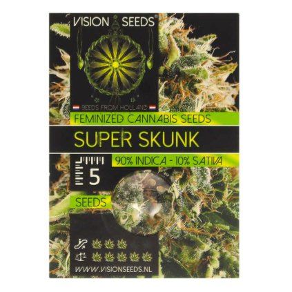 Super Skunk – feminizovaná semena | Vision Seeds