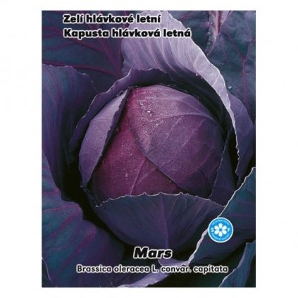ZELÍ ČERVENÉ HLÁVKOVÉ LETNÍ MARS (BRASSICA OLERACEA L.CONVAR.CAPITATA (L.) ALEF.VAR.RUBRA DC.) - SEMENA ZELÍ - 1 G (CCA 280KS)