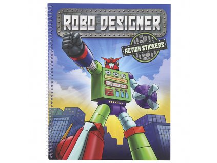 Create Your Robo Designer Roboti, 3D samolepky
