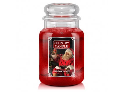 Svíčka ve skleněné dóze Country Candle Rolničky, 680 g