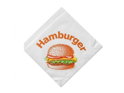 Sáček papírový na hamburger 16 x 16cm:500ks