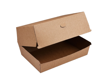 Box na burger Plus kraft 19,5x13,5x10cm:1ks