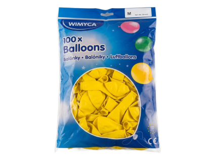 balónek M žlutý