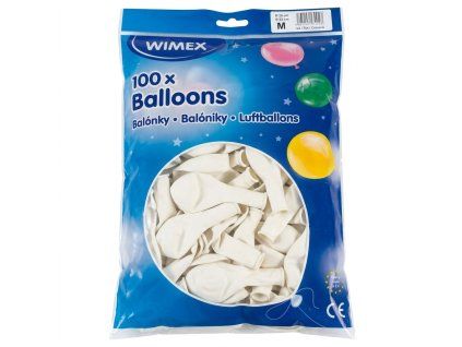 balónek M bílý