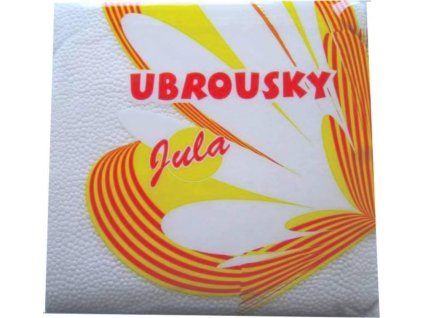 277 1 ubrousek jula 33 x 33cm bily 70ks