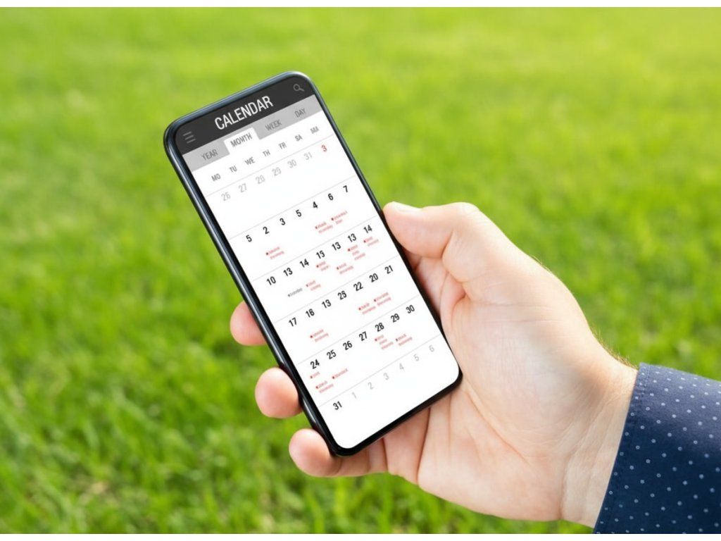 Produkt 5 Kalendář v mobilu