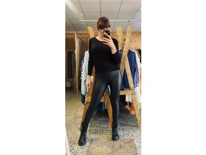 Legíny koženkové zateplené (Velikost XL/XXL)