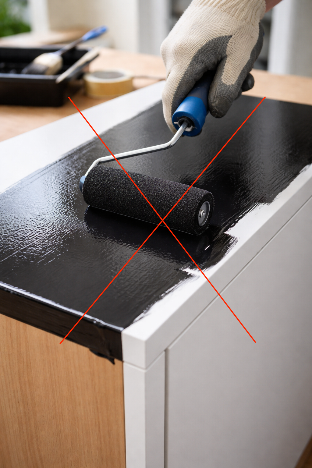 Návod na aplikaci barvy na lamino