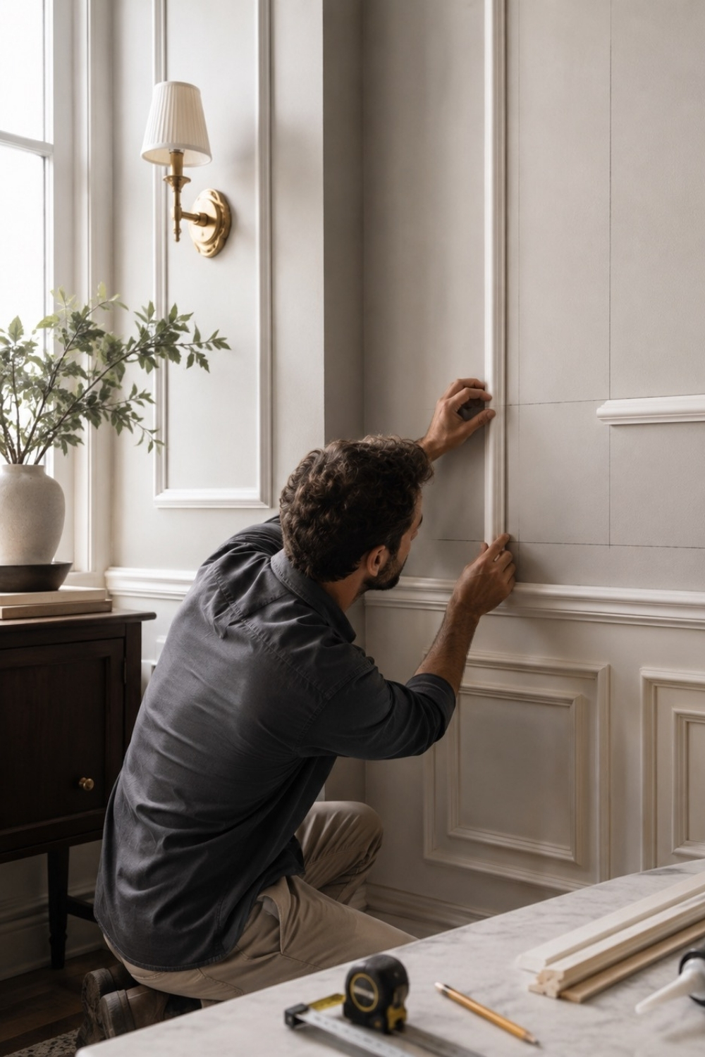 Montáž dekorativních lišt Orac Decor