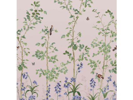 LGNTP3 Bird and Bluebell China Clay