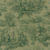 LGNTP3 Lovers' Toile Dark Brunswick Green