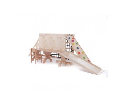 extended wooden therapeutic sensory climb system set