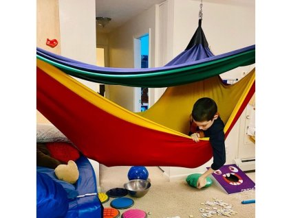 zestaw huśtawek akrobatycznych elastycznych