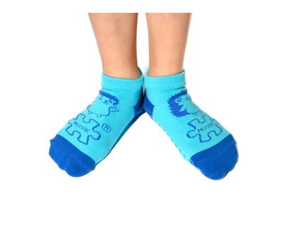 MUFFIK Baumwoll-Anti-Rutsch-Socken - Blau
