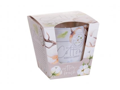 COTTON 115g sviečka v skle Bartek