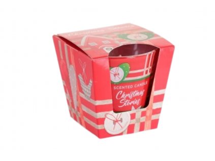 CHRISTMAS STORIES sweet gingerbread house 115g sviečka v skle Bartek
