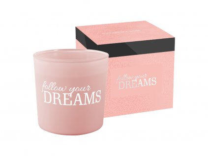 DREAMS sviečka v skle 300g BISPOL