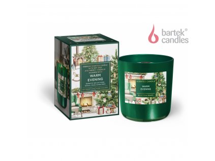 WINTER TIME 150g sviečka v skle BARTEK