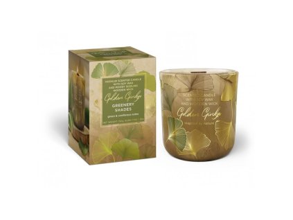 golden ginko vonna sviečka v skle 2