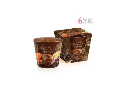 CHOCOLATE PARADISE 115g sviečka v skle Bartek