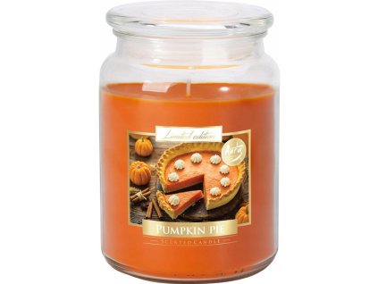 sviečka v skle s uzáverom 500g pumpkin