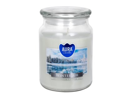 sviečka v skle s uzáverom 500g winter air