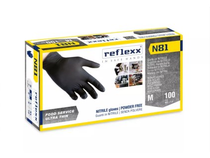 nitrilové rukavice čierne