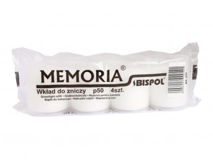 parafín bispol memoria vklad parafin 4ks 18h biely 50g
