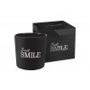 SMILE sviečka v skle 300g BISPOL