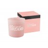 DREAMS sviečka v skle 300g BISPOL