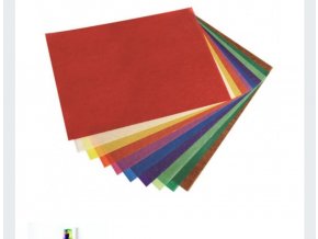 Průsvitný papír v deseti různých barvách