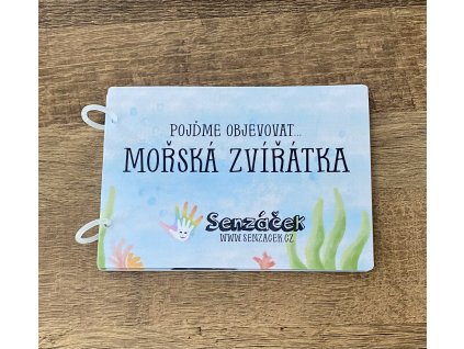 Knížka Pojďme objevovat MOŘSKÁ ZVÍŘÁTKA