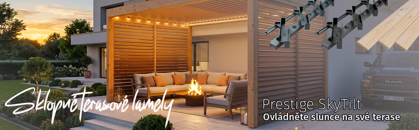 Sklopné terasové lamely