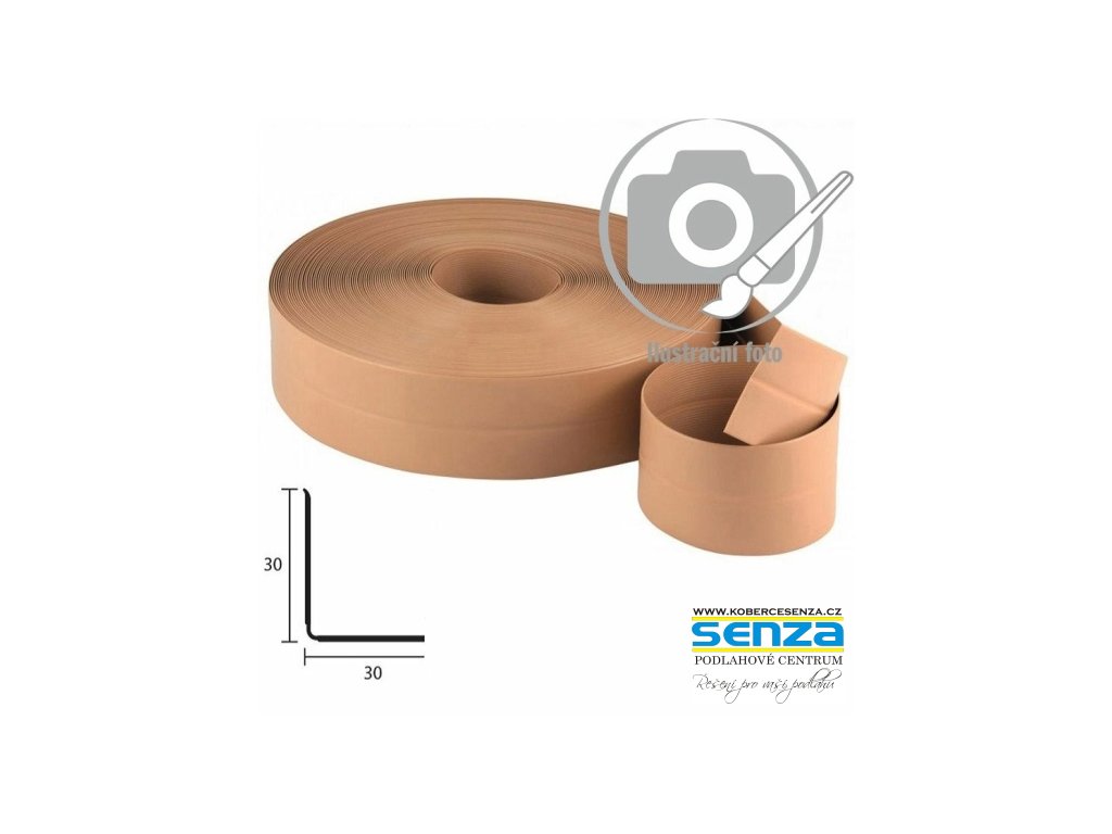 Lišta z měkkého PVC WSL 30/30
