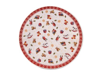 kusovy koberec villeroy boch toy s delight s potiskem 106192 red multicolor kruh 01