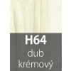 H64 dub krémový