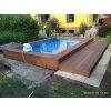 Podlahový plný profil LamboDeck 140x20x2900mm Brownish Red 09