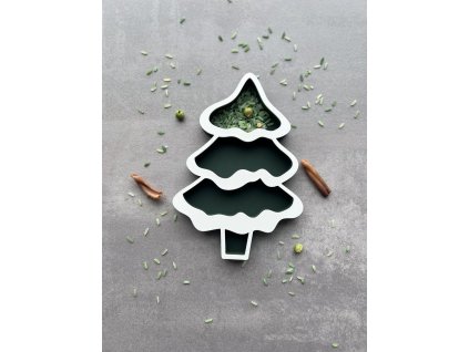 Smyslový tác "zasněžený strom"