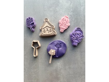 Senza vykrajovátka "vílí svět" (sada 4 ks)