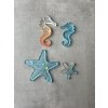 Mořská zvířátka z pryskyřice - matná