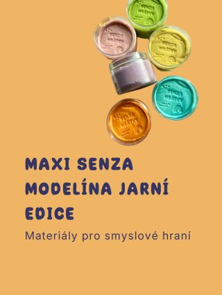 Maxi senza modelína – jarní edice 🌷 Spousta prostoru pro mačkání, válení, vykrajování i nekonečné tvoření. Děti si při hře...