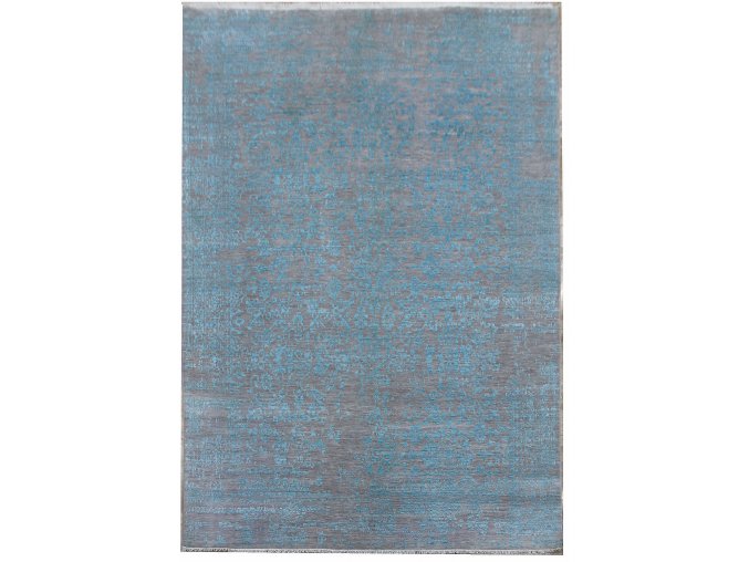 Ručně vázaný kusový koberec Diamond DC-JK 1 Silver/light blue